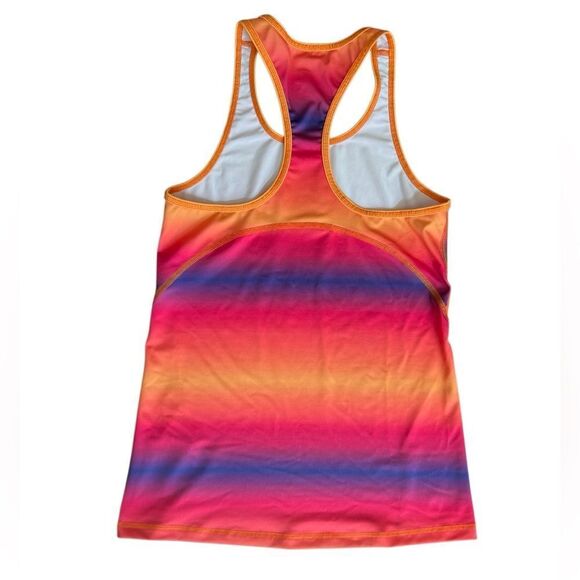 Z by Zella Sunset Rainbow Ombre tank top Size Small - Picture 3 of 8